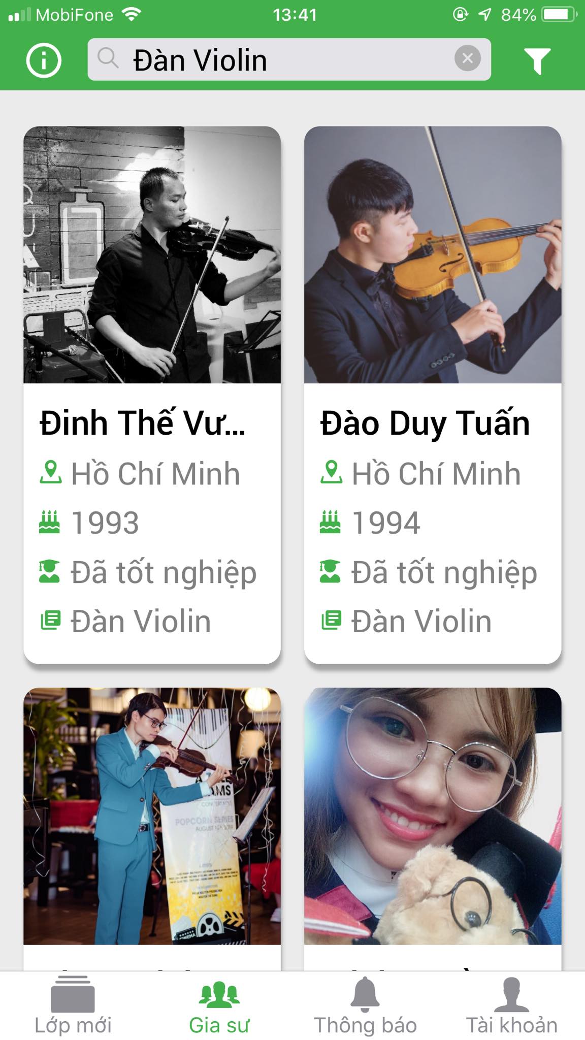 App Daykemtainha.vn Violin